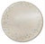 Wood Vintage Hand-Painted French Country Round Accent Table For Sale - Image 7 of 12