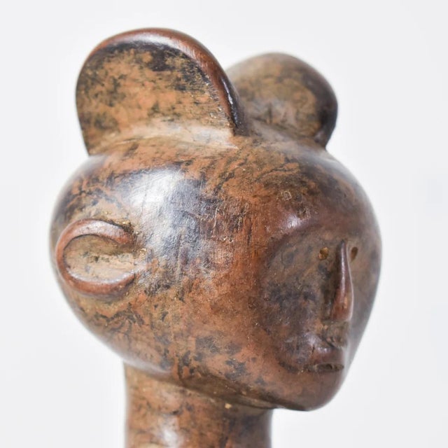 Early 20th Century Nyamwezi Pregnant Mother Mwana Hiti Figure Tanzania For Sale - Image 10 of 10