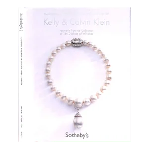 Magnificent Pearls From the Collection of Kelly & Calvin Klein Formerly From the Collection of the Duchess of Windsor