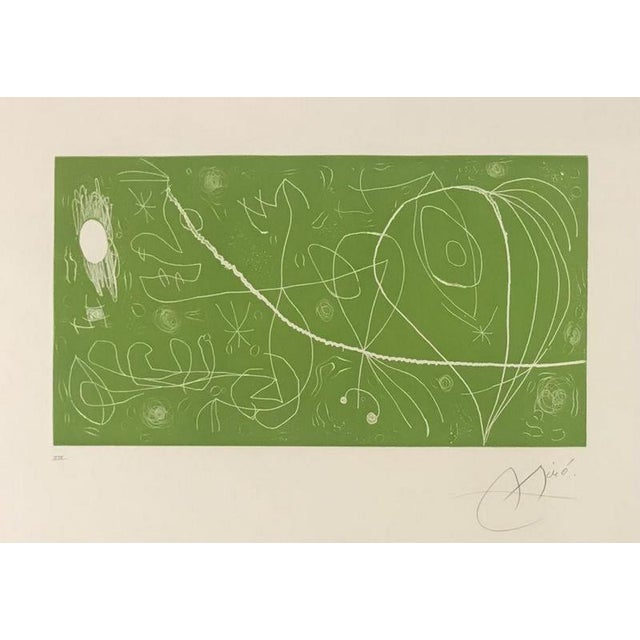 Modern Joan Miró, Picasso and the Winds, 1973, Etching For Sale - Image 3 of 3