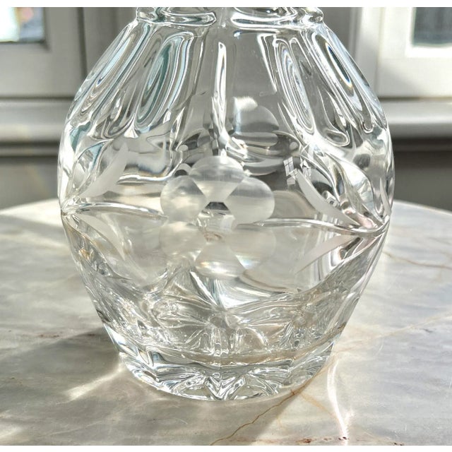 1980s Gorham Vintage Crystal Decanter For Sale - Image 5 of 10