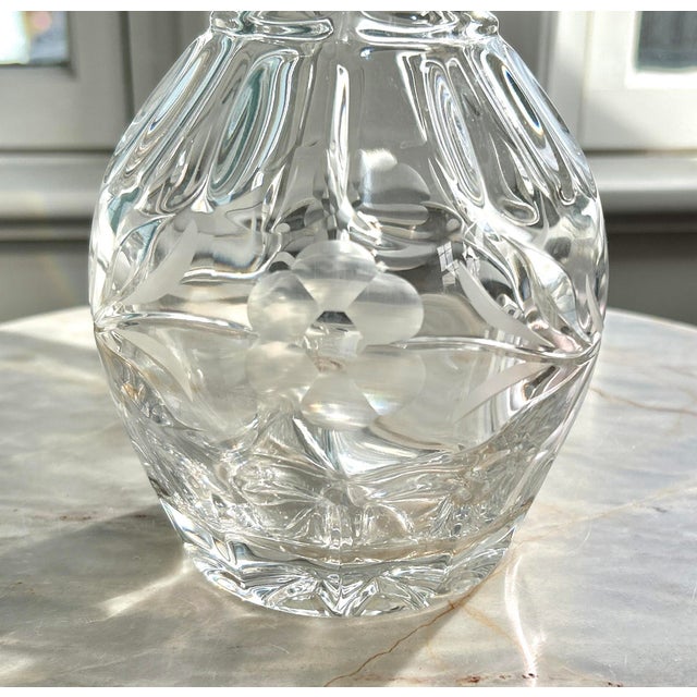 1980s Vintage Gorham Crystal Decanter For Sale - Image 5 of 10