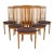 Mid 20th Century Set 6 Danish Modern Teak Dining Chairs For Sale