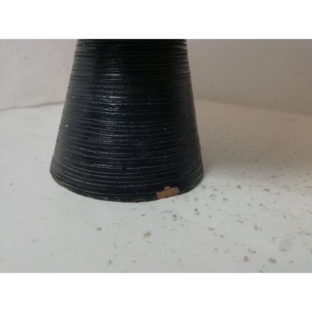 Black Ceramic Set from Bitossi, Italy, 1960s, Set of 2 For Sale - Image 8 of 13