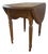 Vintage Oak Drop-Leaf Side Table For Sale