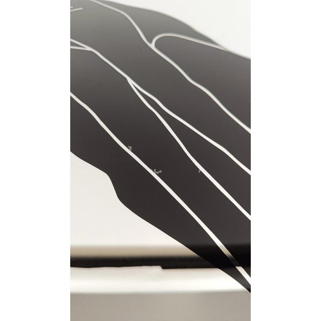 Vintage Screen Printed Mirror, 1980s For Sale - Image 15 of 17