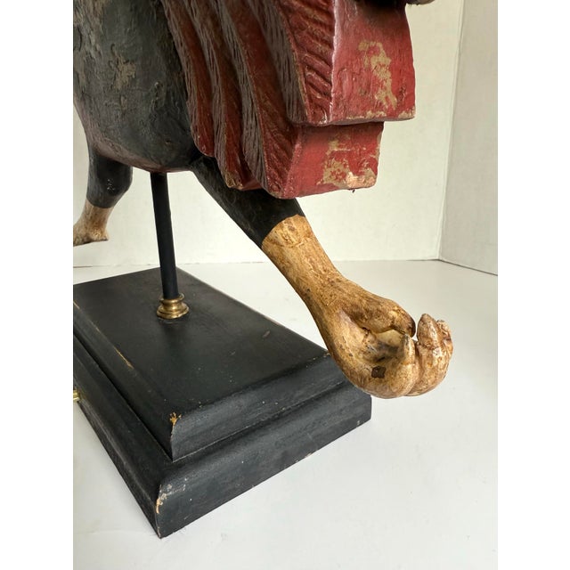 Vintage Rustic Folk Art Rooster Table Lamp For Sale - Image 12 of 12