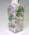 Vintage Macau (Chinese) White Porcelain Square-Form Vase With Cranes & Lotus in Marshland For Sale In Tampa - Image 6 of 8
