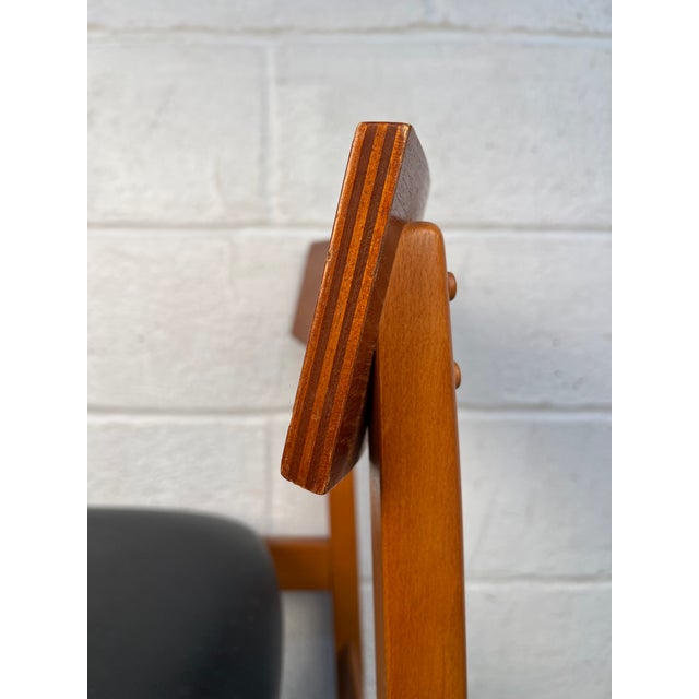 Set of Four Mid-Century Modern Teak Dining Chairs For Sale - Image 9 of 17