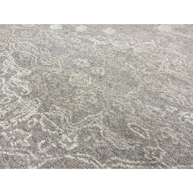 2010s 8ft2in × 10ft 1in Pottery Barn Kenley Hand Tufted Area Rug For Sale - Image 5 of 12