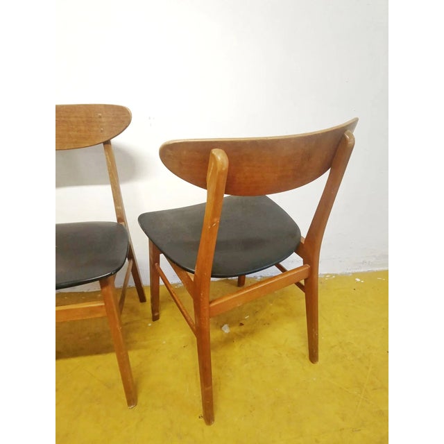 Vintage Danish Model 210 Chairs in Teak from Farstrup Møbler, 1950s, Set of 2 For Sale - Image 4 of 6