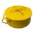 Vintage Mid-Century Modern 2nd Generation Dansk Kobenstyle Yellow Enamel 2 Qt Sauce Pan Jens Quistgaard For Sale