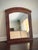 Mid 20th Century Vintage Arched Walnut Finish Mirror in the Style of Broyhill Brasilia & Mid Century Modern Design MCM Postmodern Style For Sale - Image 5 of 11