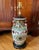 Vintage Mottahedeh Style Hand Painted Chinese Porcelain Table Lamp With Three Dimensional Vines and Flowers Handles For Sale - Image 12 of 12