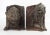 English Early 20th Century Bradley Hubbard Lion Tiger Cast Iron Bookends For Sale - Image 3 of 12