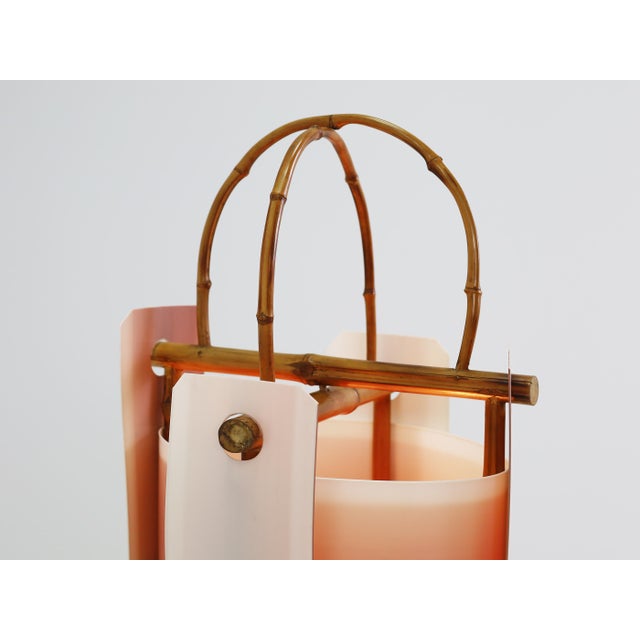 Wood French Riviera Bamboo Floor Lamp, France, 1970 For Sale - Image 7 of 9