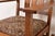 Wood Stickley Harvey Ellis Collection Mission Arts & Crafts Inlaid Oak Rocking Chair For Sale - Image 7 of 13
