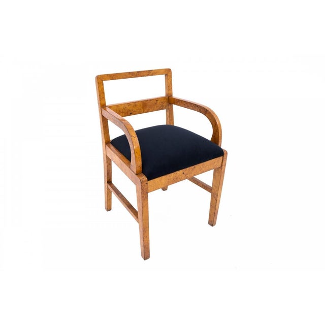 Art Deco Armchairs, Poland, 1940s, Set of 2 For Sale - Image 6 of 11