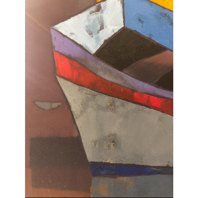 Contemporary Signed & Dated Contemporary Abstract Oil Painting by Vadim Puyandaev For Sale - Image 3 of 10