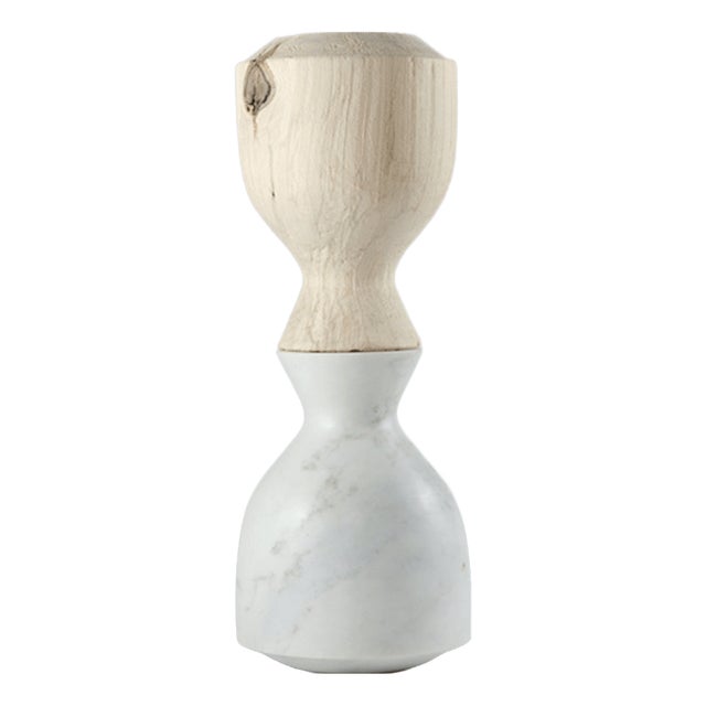 Itineranti _ Wood & Marble Element 14 by Gumdesign for La Casa Di Pietra For Sale