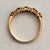 18k Gold Garter Ring with 5 Sapphires and 8 Diamonds, 1970s For Sale - Image 4 of 7