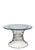Mid 20th Century Mid 20th Century Space Age Chrome and Glass Side or Coffee Table After Platner For Sale - Image 5 of 14