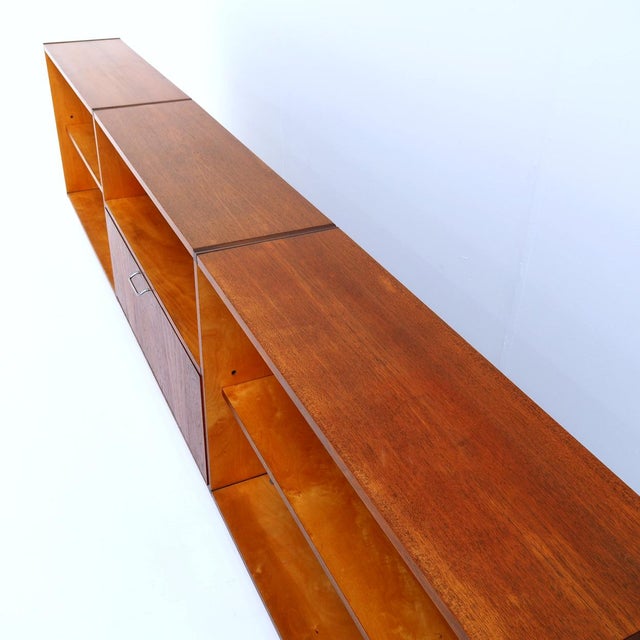 Mid-Century Modern Dutch Made to Measure Sideboard in Teak, 1950s For Sale - Image 11 of 12