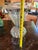1960s Vintage Crate & Barrel “Petra” Blown Glass Large Bubble Vase in Wrought Metal Frame For Sale - Image 5 of 7