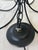 1990s Hubbardton Forge Hand-Forged Wrought Iron 6-Arm Candelabra Chandelier For Sale - Image 9 of 11