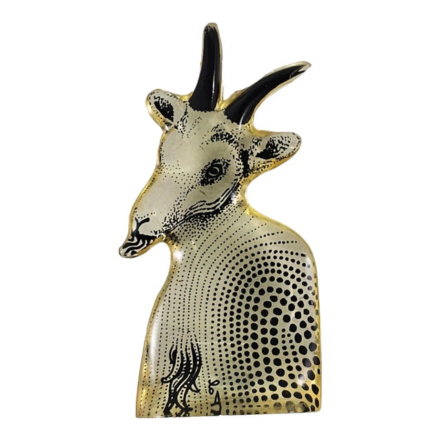 Vintage Abraham Palatnik Lucite Billy Goat Figurine Antelope Brazil For Sale
