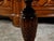 19th Century English 19th Century Walnut Pedestal Side Table with Carved Grapes and Dolphins For Sale - Image 5 of 10