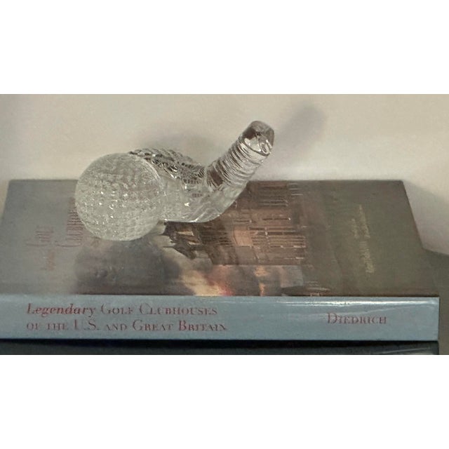 Transparent Waterford Crystal Golf Club & Ball Desk Accessories With First Edition Legendary Golf Clubhouses For Sale - Image 8 of 11