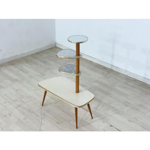 Wood Vintage Tiered Plant Stand, 1960s For Sale - Image 7 of 8