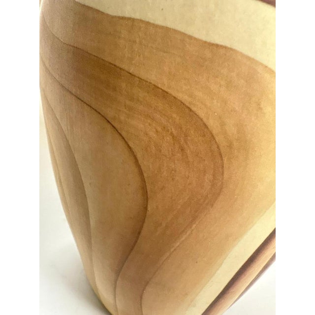 Ceramic Pitcher with Faux Wood Motif, France, 1960s For Sale - Image 9 of 12