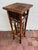 Gorgeous side table with drawer great for an entryway or plant stand. Split reed top and functional drawer