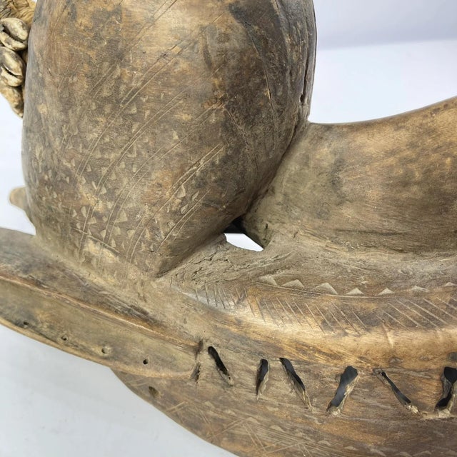 Early 20th Century Early 20th Century Bamana Hyena Mask Mali MATTER COLLECTION For Sale - Image 5 of 10