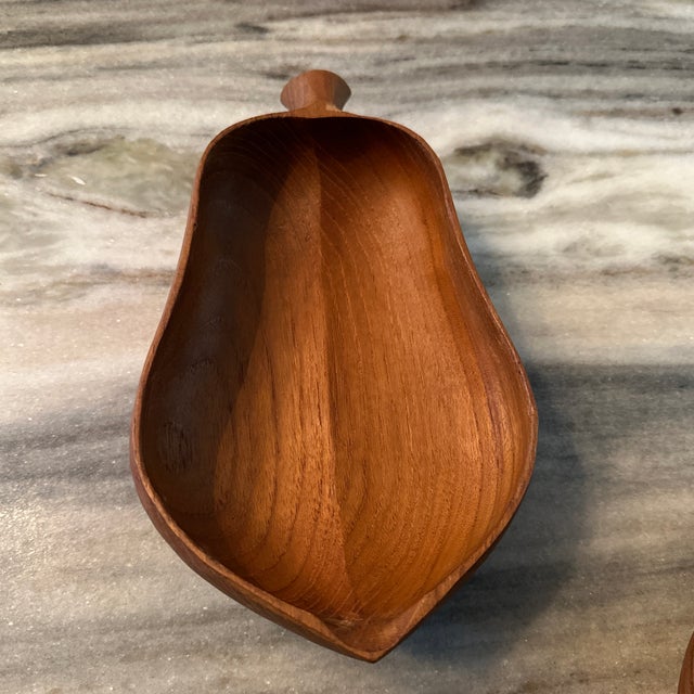 Mid 20th Century Teak Serving Bowls - 3 pcs For Sale In Washington DC - Image 6 of 6