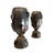 A pair of Murano glass goblet-shaped lamps. Illuminated from within, they stand out for their brilliance emanating from...