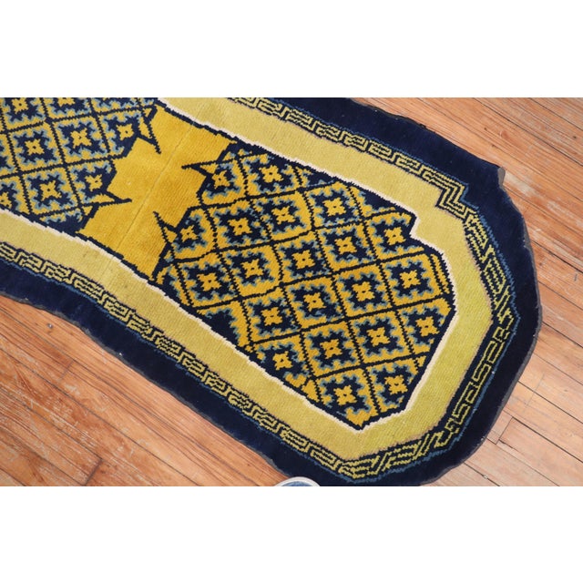 Tibetan Horse Cover Textile Rug, Early 20th Century - 2'1" x 4'9" For Sale - Image 4 of 6