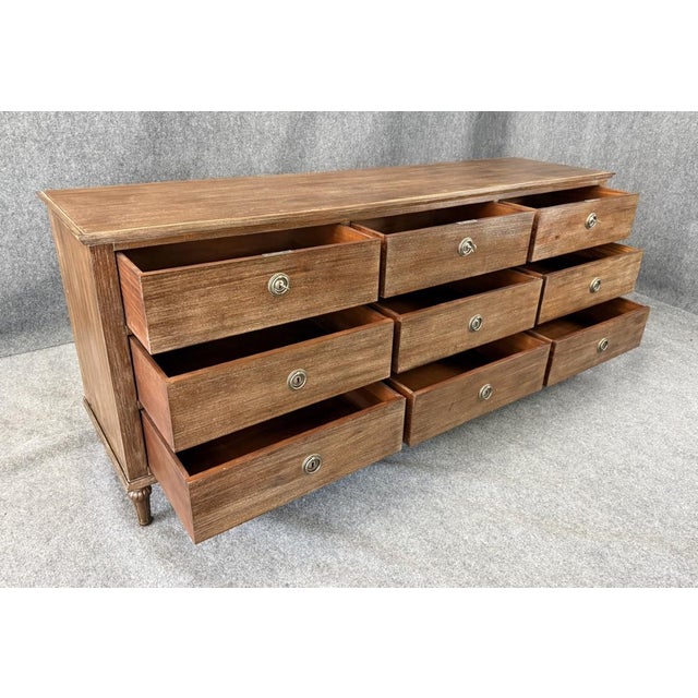 Restoration Hardware Maison Collection 9-Drawer Dresser For Sale In Raleigh - Image 6 of 15