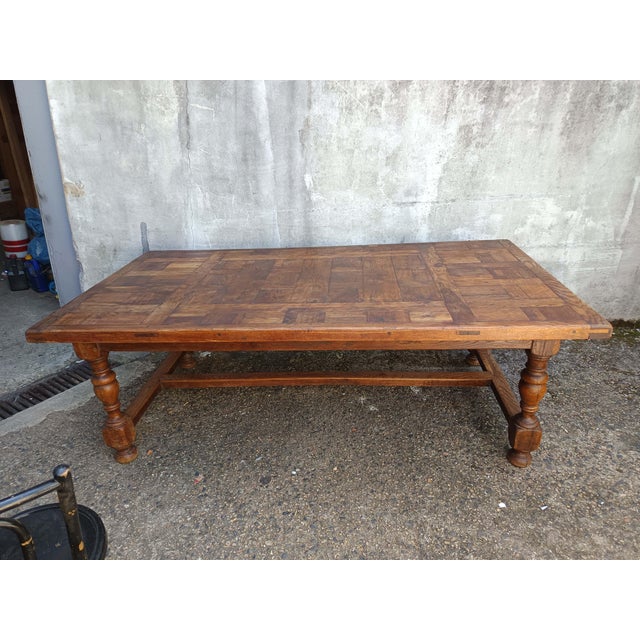 Antique Oak Farmhouse Table, 1890s For Sale - Image 16 of 18