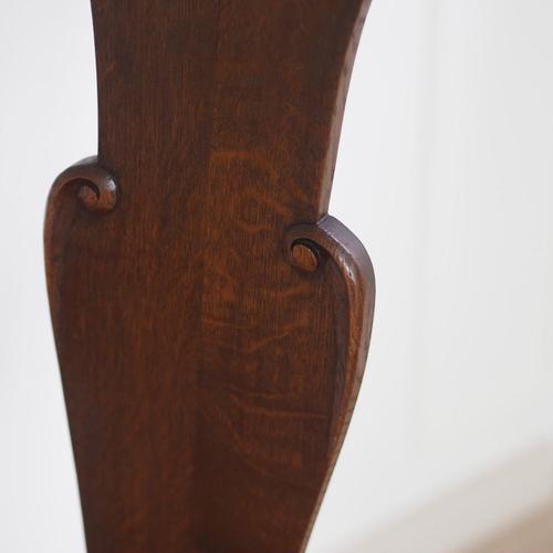 Brown Baroque Style Oak Armchairs, 1900s, Set of 2 For Sale - Image 8 of 16