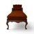 Burnt Orange 18th Century Venetian Walnut Chaise For Sale - Image 8 of 10