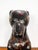 Vintage Carved Wooden Dog Statue For Sale - Image 9 of 12