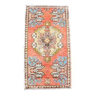 Vintage Turkish Handmade Rug For Sale