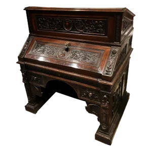 Italian Wooden Desk, 1820s