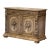 19th Century French Black Forest Carved Bleached Oak Buffet With Floral Motifs For Sale