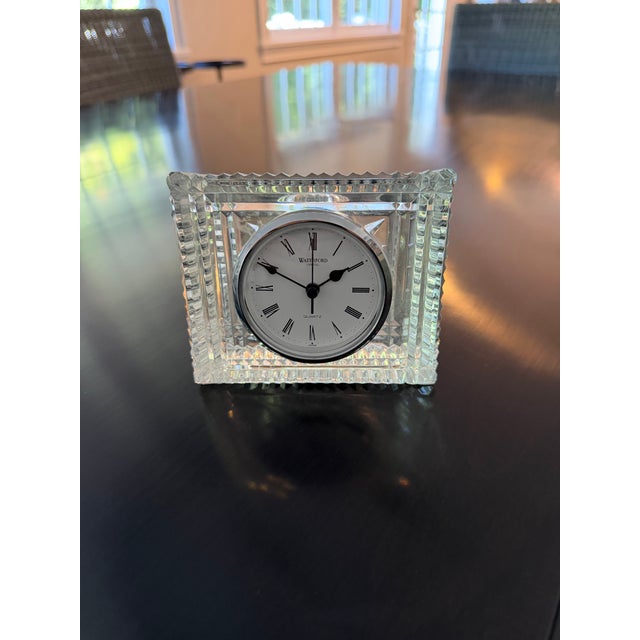 Waterford Waterford Crystal Desktop Clock For Sale - Image 4 of 5