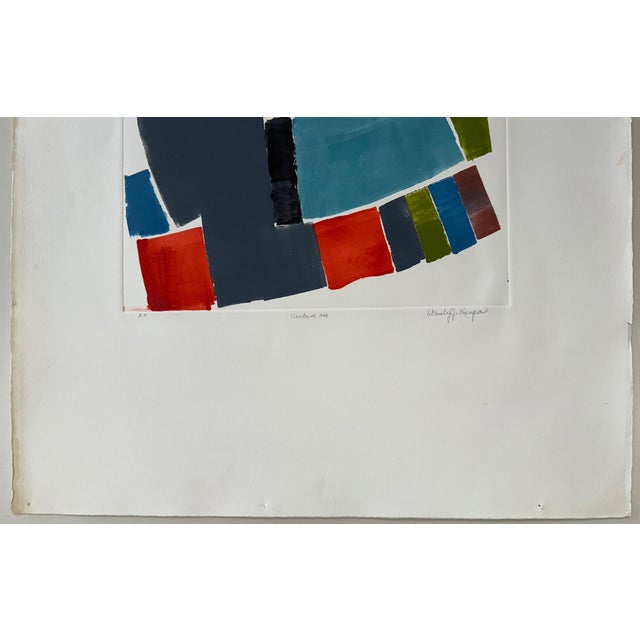 Late 20th Century "Venture One", Stanley J. Krupa, Original Artist Proof Print, Signed, Titled, and Marked “Ap” For Sale - Image 4 of 17