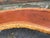 Late 20th Century Rustic Style Live Edge Slab Wood Top Coffee Table/ Bench With Iron Hairpin Legs For Sale - Image 4 of 18